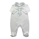 TARTINE ET CHOCOLAT tutina tinta unita con stampa Bianco per Neonato TY99010 BIANCO TARTINE ET CHOCOLAT 