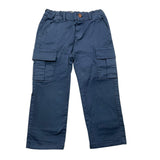 Zhoe &amp; Tobiah Solid Color Pants With Adjustable Waistband Blue For Boys