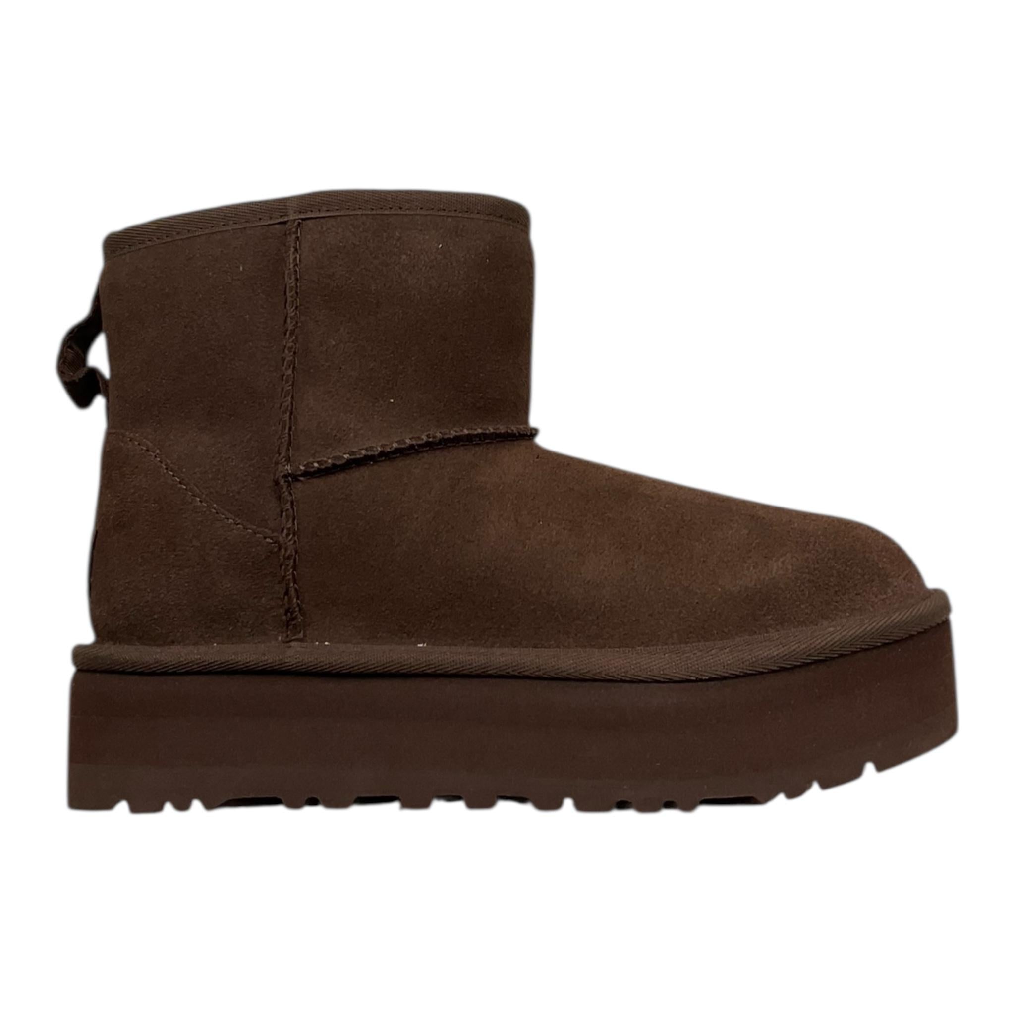 UGG stivaletti tinta unita con pelliccia Marrone per Bambina 1143700K MARRONE UGG 