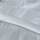 Isabel & Martinez Abito Cerimonia Tinta Unita con Tulle per Neonata IM23B36N BIANCO ISABEL & MARTINEZ 