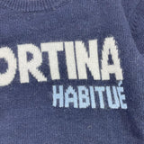SAINT BARTH maglia  tinta unita con stampa Blu per Bambino 00305 BLU SAINT BARTH 