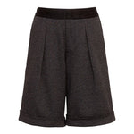 BALMAIN short tinta unita con elastico logato Nero per Bambina BV6T09 NERO BALMAIN 