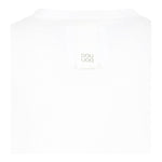 Dou Dou T-Shirt Girocollo Tinta Unita per Bambina DW8P41 BIANCO DOU DOU 