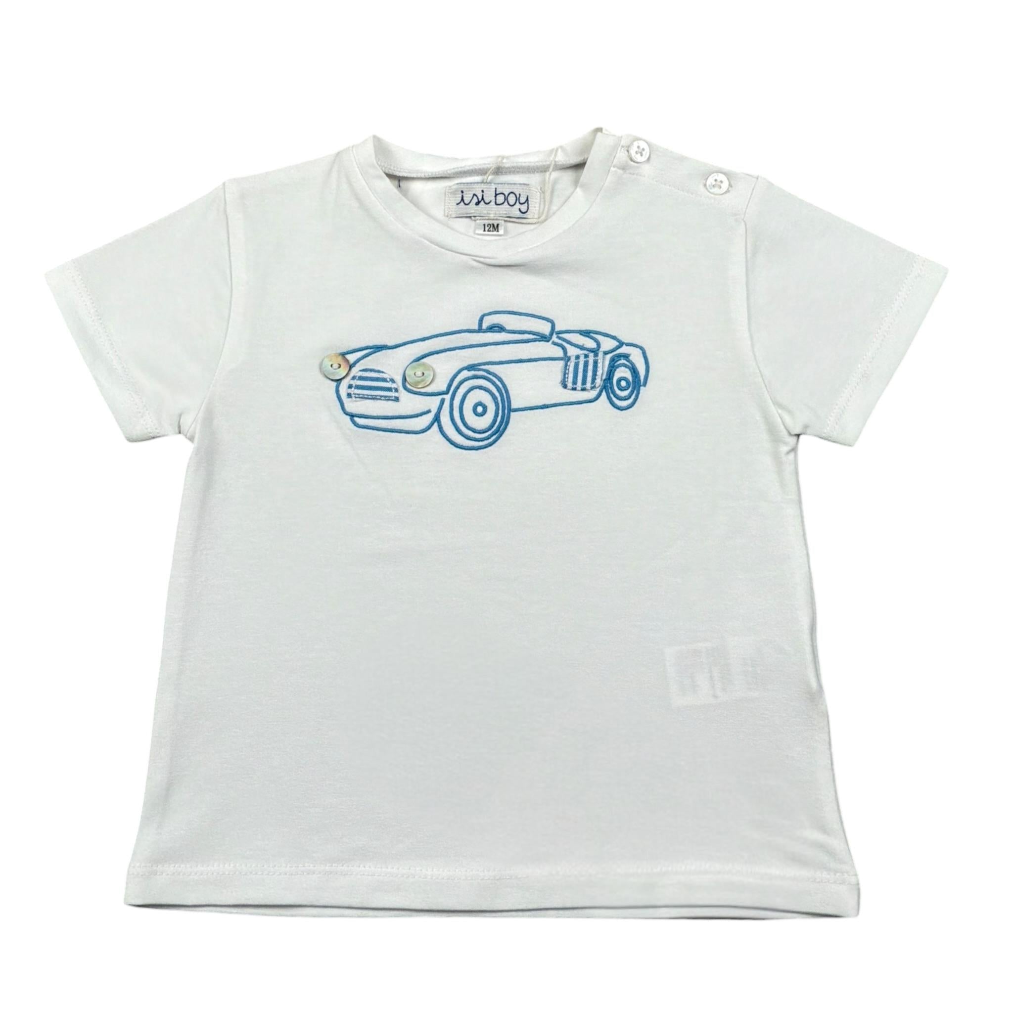 Malvi & Co T-Shirt tinta unita con Stampa Bianco per Neonato S24B205CAJJ BIANCO MALVI & CO 