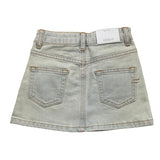 Vicolo Plain Skirt With Appliques And Adjustable Waistline Blue For Baby Girl