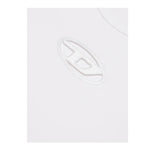 Diesel T-Shirt Girocollo Tinta Unita con Logo per Bambina J01830XX BIANCO DIESEL 