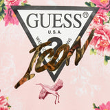 GUESS felpa tinta unita girocollo con fantasia Rosa per Bambina J4YQ02KA6R3 ROSA GUESS 