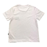 Dan John Solid Color Crew Neck T-Shirt With White Logo Print For Boys
