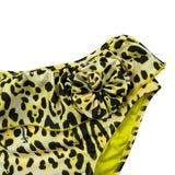 4Giveness Costume Modello Slip Tinta Unita Fantasia Maculata per Bambina FGBN3953 GIALLO 4GIVENESS 