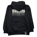 JOHN RICHMOND felpa con zip e cappuccio tinta unita con stampa Nero per Bambino RBA24020FE NERO JOHN RICHMOND 