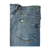 Liu Jo Jeans Tinta Unita con Girovita Regolabile per Bambina KA5067X BLU LIU JO 