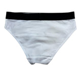 Juicy Couture Slip Tinta Unita con Stampa per Bambina JBX5823 BIANCO JUICY COUTURE 
