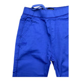Daniele Alessandrini Solid Color Pants with Elastic Waist Cobalt for Boys