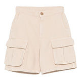 Dou Dou Short Tinta Unita con Girovita Regolabile per Bambina DW6Q89 BEIGE DOU DOU 