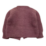 BABIDU cardigan tinta unita con bottoni in contrasto Viola per Neonata 60683 VIOLA BABIDU 