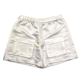 Twinset Short Solid Color With Elastic Waist White For Girls