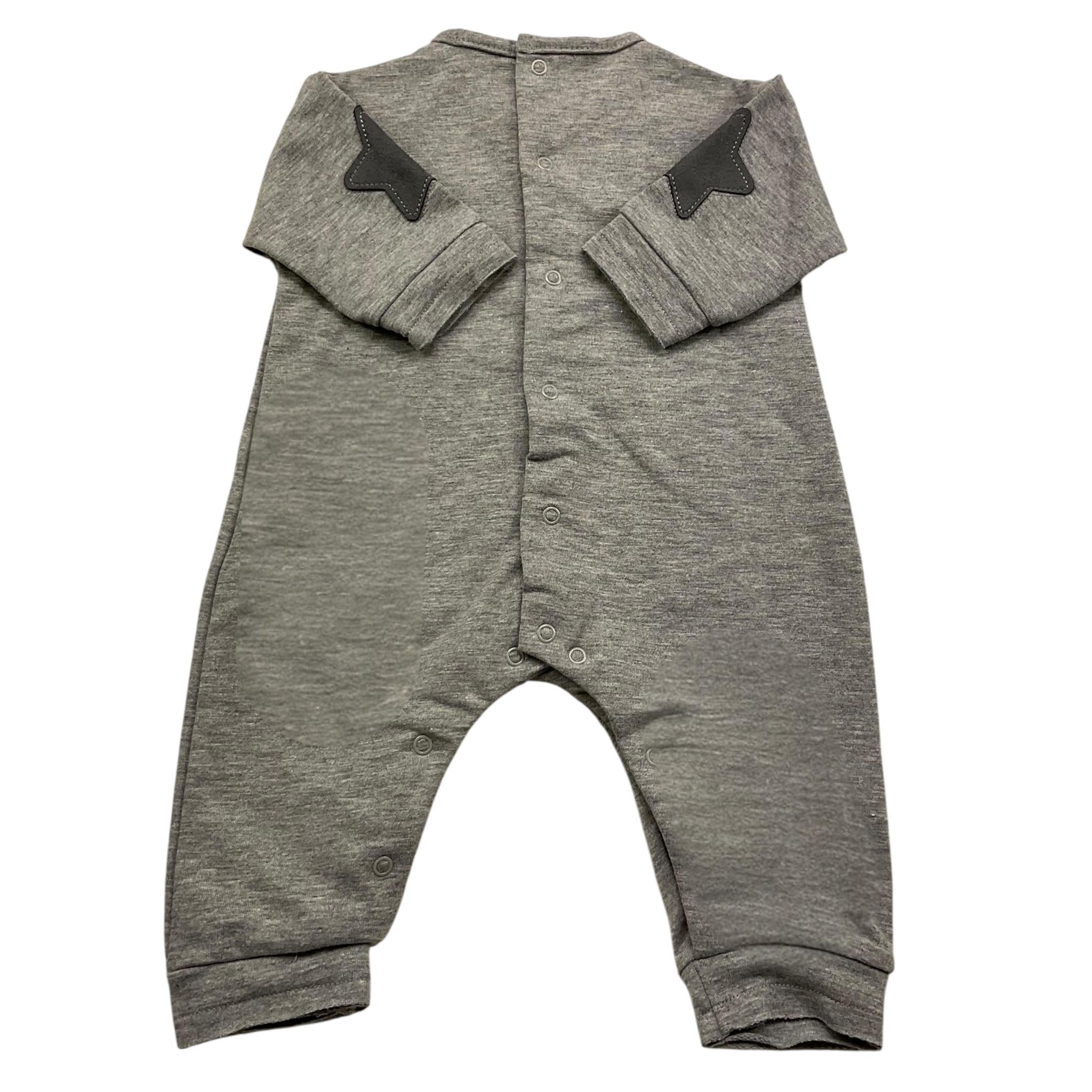 NANAN tutina manica lunga tinta unita Grigio per Neonato I2306601GR GRIGIO NANAN 