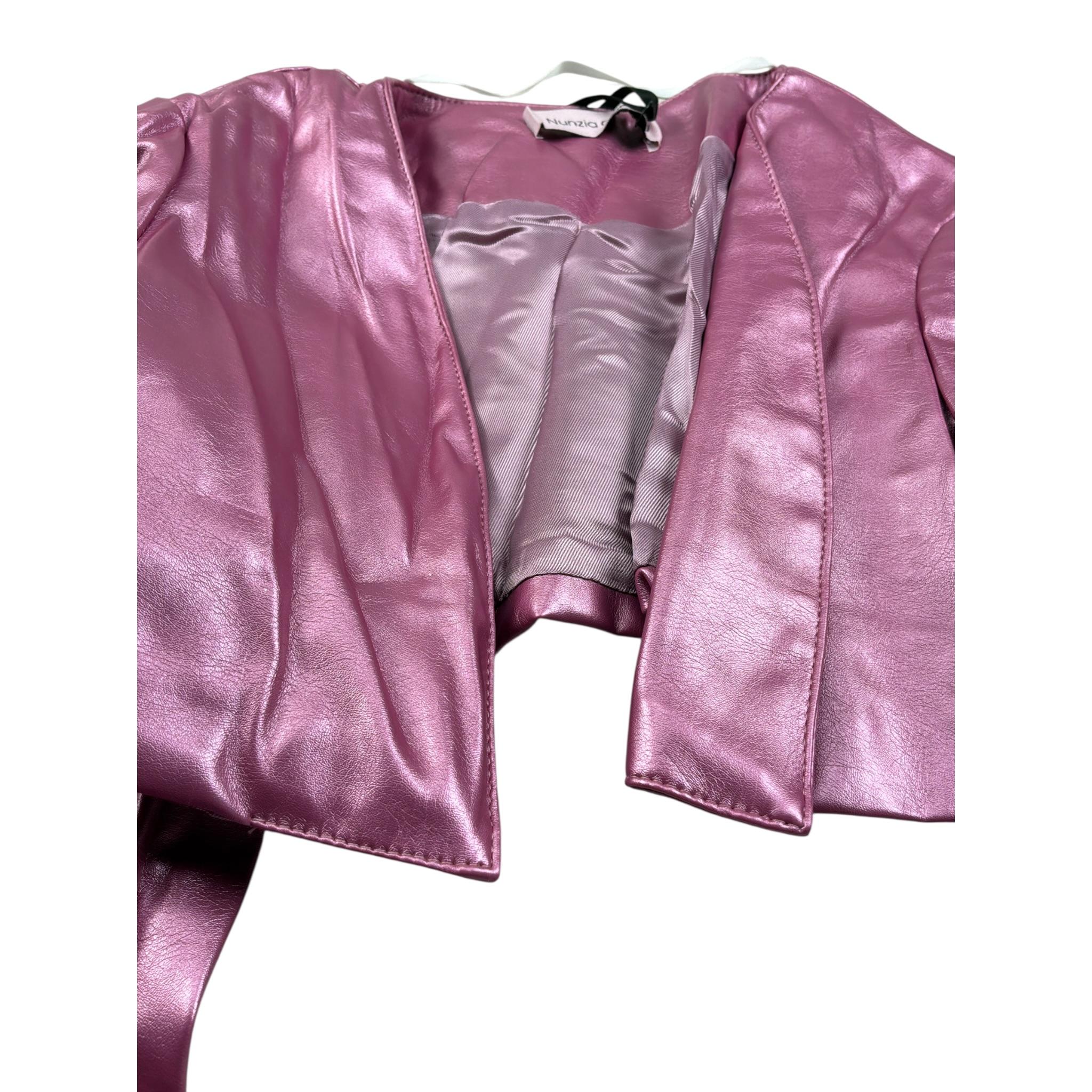 Nunzia Corinna Coprispalle Ecopelle tinta unita Rosa per Bambina NJ1216165X ROSA NUNZIA CORINNA 