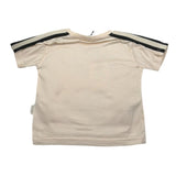 Yes London T-Shirt Girocollo Tinta Unita con Logo per Neonato JR2134X BEIGE YES LONDON 