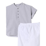 Il Gufo Completo 2 Pezzi Camicia-Pantalone per Bambino P25DP473C1080 BIANCO IL GUFO 