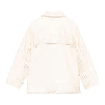 STELLA McCARTNEY giubbino in ecopelle tinta unita con frange Beige per Bambina TV2C57Z2202 BEIGE STELLA McCARTNEY 