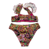 4Giveness 2 Piece Costume Bandeau-Panties Multi-Pattern Multicolor For Girls