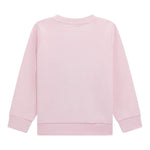 GUESS felpa tinta unita girocollo con stampa Rosa per Neonata H4BT02KAX73 ROSA GUESS 