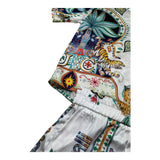 Just Cavalli Completo 2 Pezzi Camicia-Bermuda Stampa Fantasia per Bambino JGP26104CE BIANCO JUST CAVALLI 