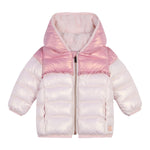 CARRE'MENT BEAU giubbino tinta unita con cappuccio e pelliccia Rosa per Neonata Y30232 ROSA CARRE'MENT BEAU 