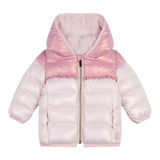 CARRE'MENT BEAU giubbino tinta unita con cappuccio e pelliccia Rosa per Neonata Y30232 ROSA CARRE'MENT BEAU 