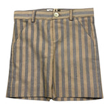 LITTLE BEAR bermuda tinta unita con fantasia a righe Beige per Bambino 7219J BEIGE LITTLE BEAR 