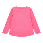 GUESS shirt tinta unita girocollo con stampa Fuxia per Bambina J4YI05K6YW4 FUXIA GUESS 