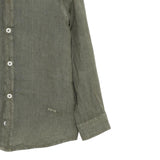 Paolo Pecora Camicia Manica Lunga Tinta Unita per Bambino PP4032X VERDE PAOLO PECORA 