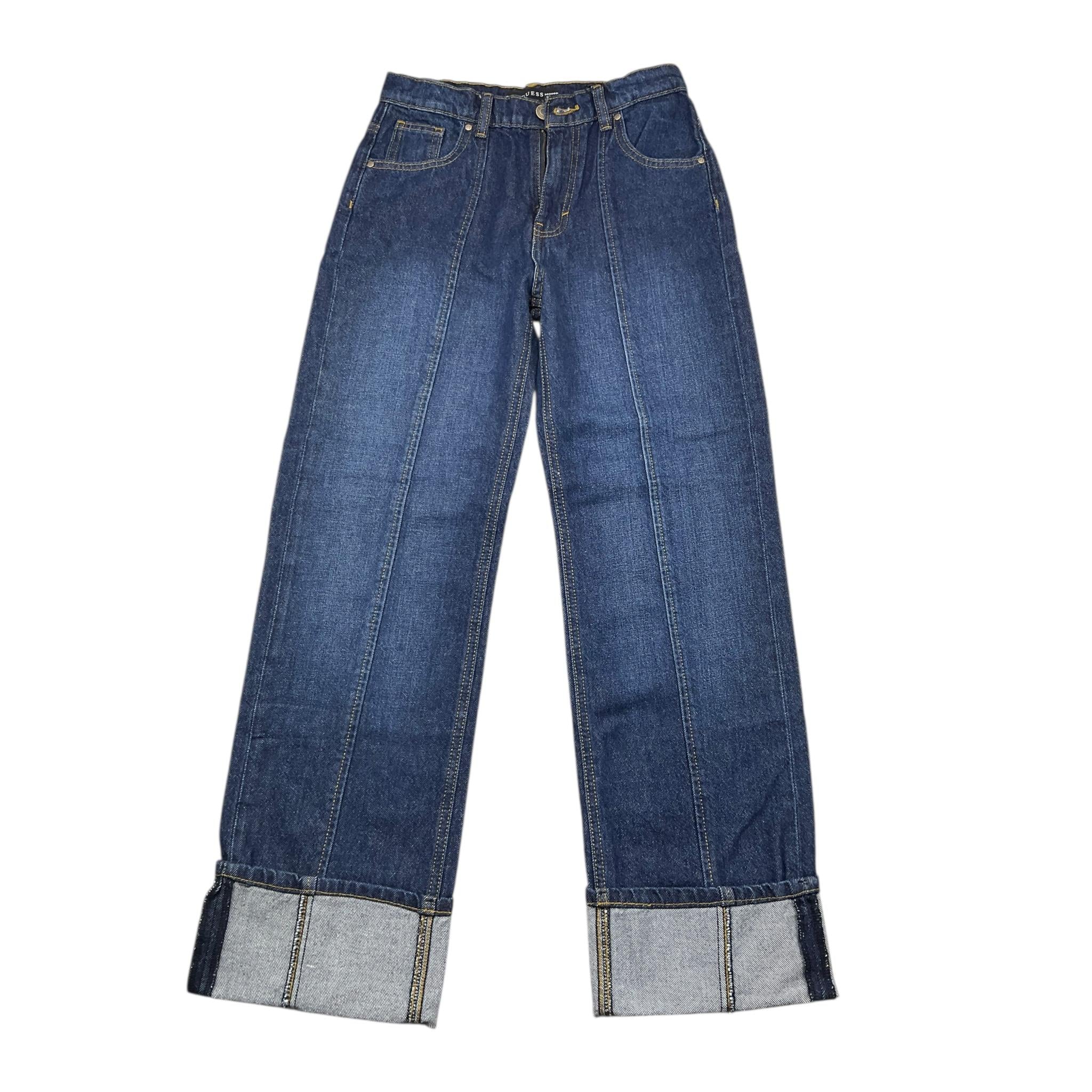 GUESS jeans tinta unita modello palazzo Blu per Bambina J4YA01D45E0 BLU GUESS 