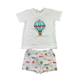Sardon Complete T-Shirt-Costume Hot Air Balloons White for Newborn