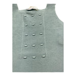 WEDOBLE salopette tinta unita con ricami Azzurro per Neonato V2202310A AZZURRO WEDOBLE 