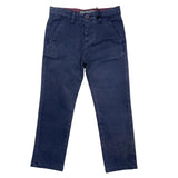 Guess Plain Trousers With Adjustable Waistband Blue For Newborn