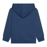 STELLA McCARTNEY felpa chiusa cn cappuccio tinta unita con stampa Blu per Neonato TV4P70 BLU STELLA McCARTNEY 