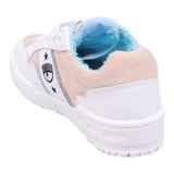 Chiara Ferragni Sneakers Solid Color With Glitter And Logo Pink/White For Girls