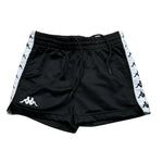 Kappa Short tinta unita con Logo Nero per Bambina 304S7L0 NERO KAPPA 