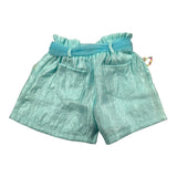 Miss Grant Short Tinta Unita con Cintura per Neonata MG1324 AZZURRO MISS GRANT 
