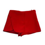 Elisabetta Franchi Short Tinta Unita con Zip per Bambina EFBE072 ROSSO ELISABETTA FRANCHI 