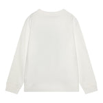 Stella Mccartney Felpa Girocollo Tinta Unita con Stampa per Bambina TW4A80 BIANCO STELLA McCARTNEY 