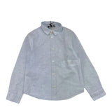 Emporio Armani Long Sleeve Shirt Solid Color Light Blue For Boys