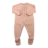 Wedoble Solid Pink Long Sleeve Romper For Baby Girl