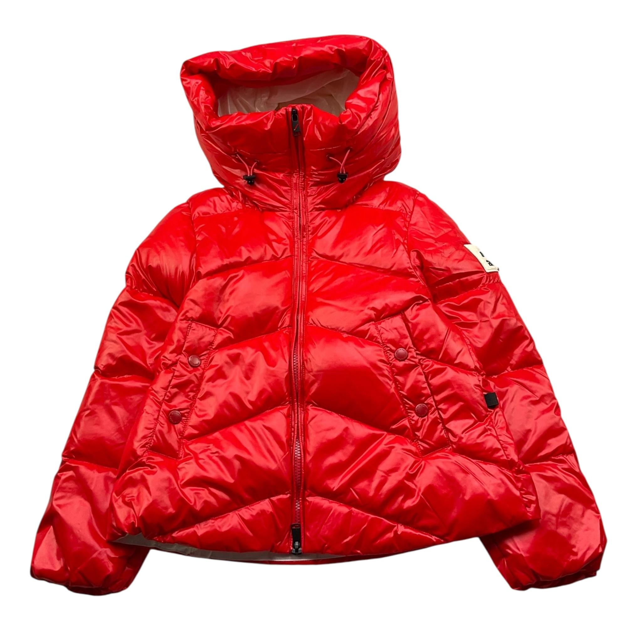 AFTER LABEL giubbino tinta unita con zip e cappuccio Rosso per Bambina 3441O00005X ROSSO AFTER LABEL 