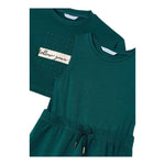 MAYORAL completo 2pz felpa-shorts tinta unita Verde per Neonata 4927X VERDE MAYORAL 