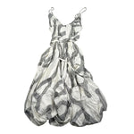 Xacus Abito Bretelline Tinta Unita con Stampe per Bambina 05562 PANNA XACUS 