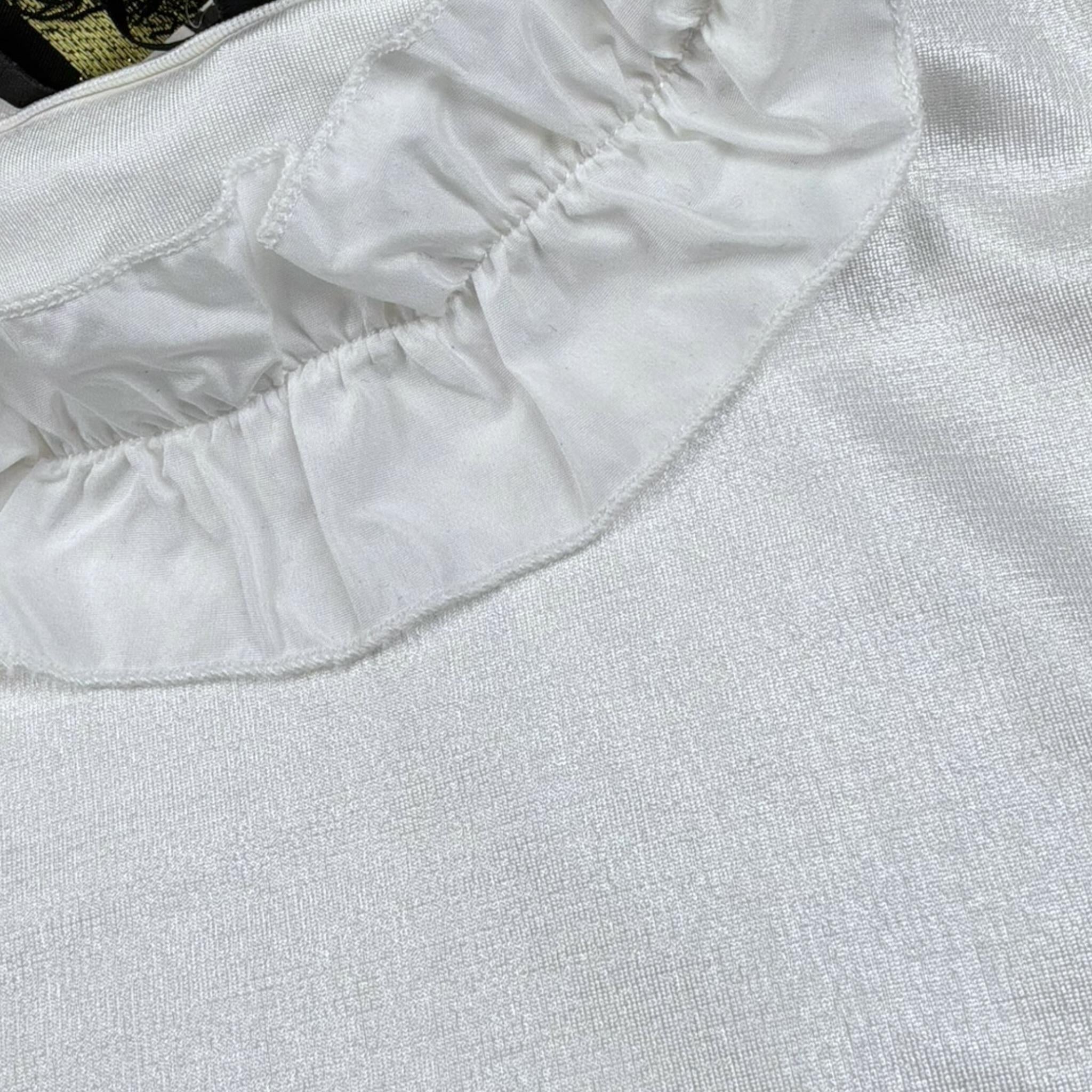 Fun & Fun Body Tinta Unita Giromanica per Bambina FNCBBD01057XXX BIANCO FUN & FUN 