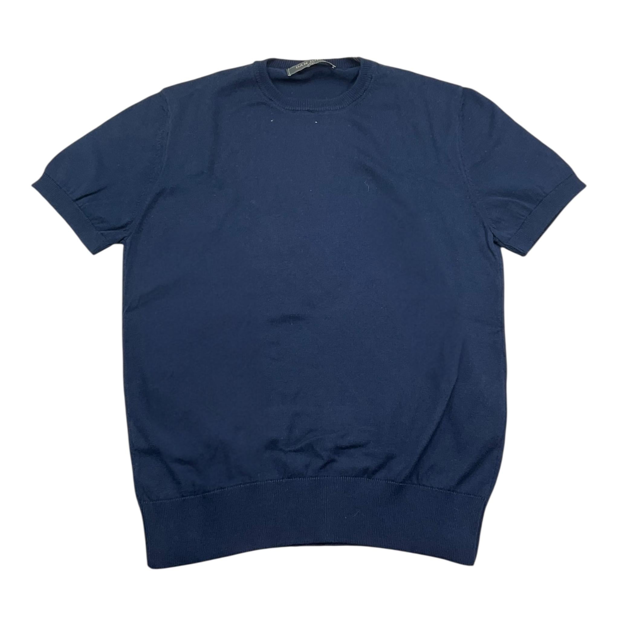 Dan John T-Shirt Girocollo Tinta Unita per Bambino MGD5101J BLU DAN JOHN 